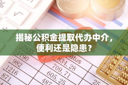 荔湾揭秘公积金提取代办中介，便利还是隐患？