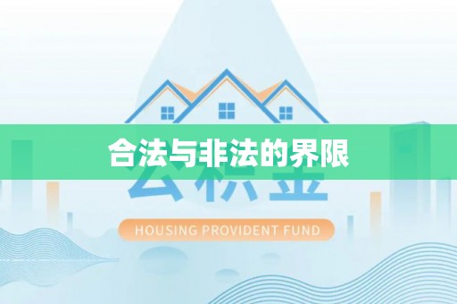荔湾合法与非法的界限